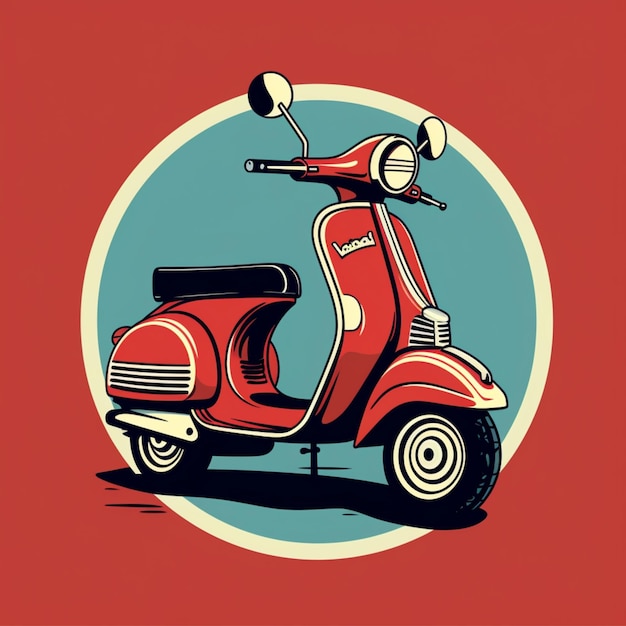 Logo animato della vespa