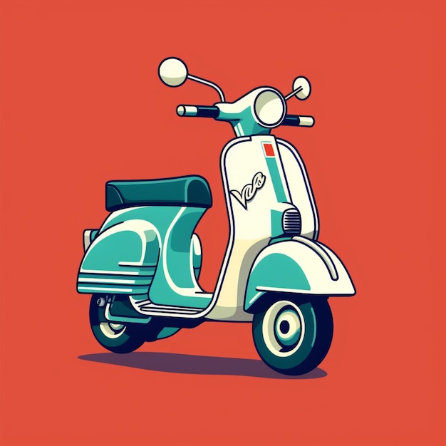 Logo animato della vespa