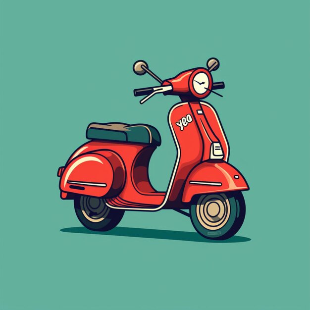 Logo animato della vespa