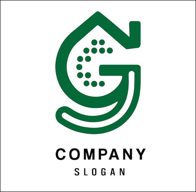 Logo con la lettera G per gli immobili