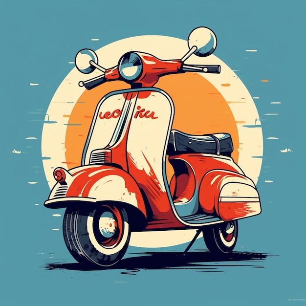 Logo dei cartoni animati Vespa