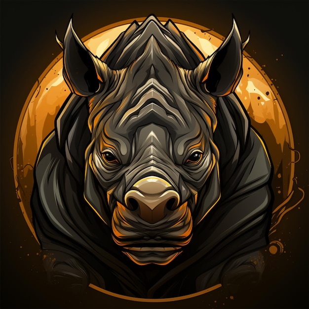 logo del cartone animato rinoceronte