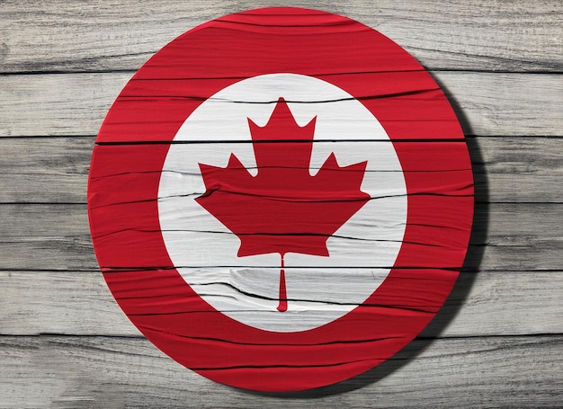 Logo del cuore del Canada Celebrazione del giorno del Canada