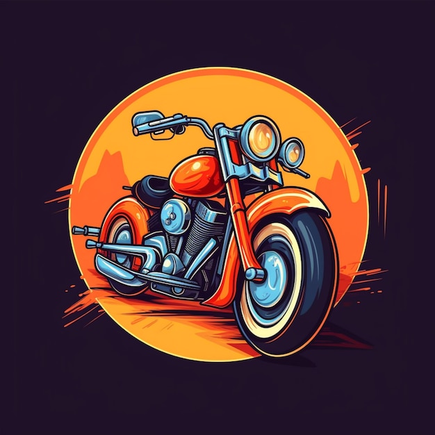 Logo del fumetto del motociclo 20