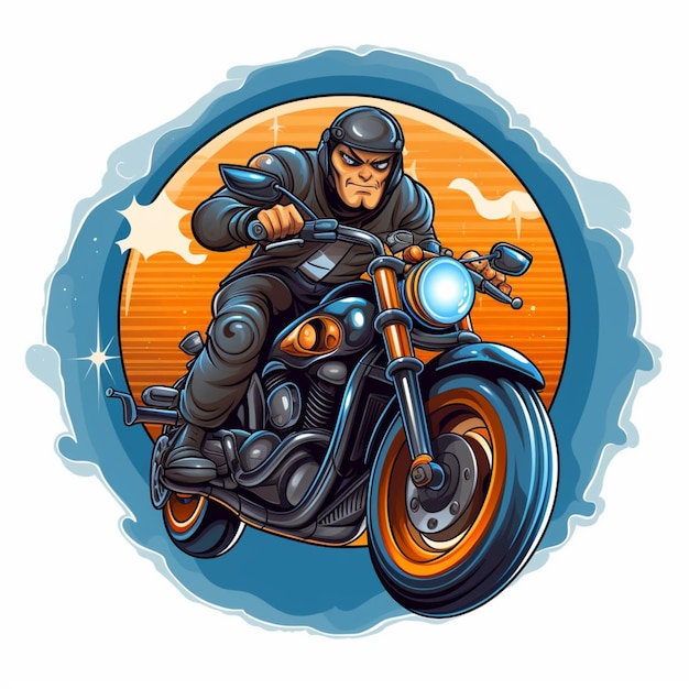 Logo del fumetto del motociclo 3