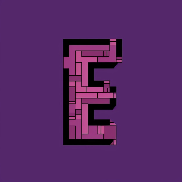 Logo del monogramma della lettera E