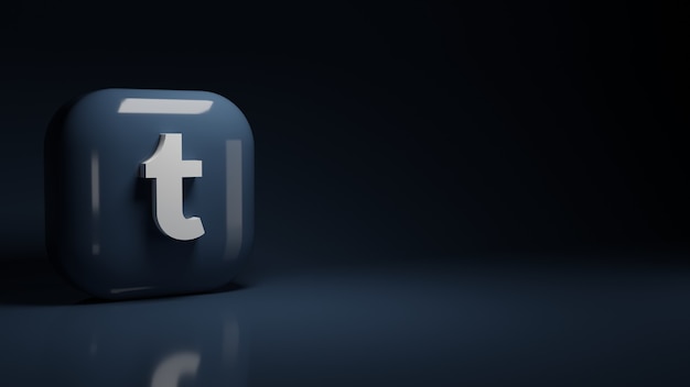 Logo dell'applicazione 3d tumblr