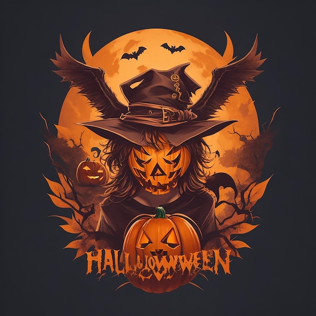 Logo della maglietta di Halloween