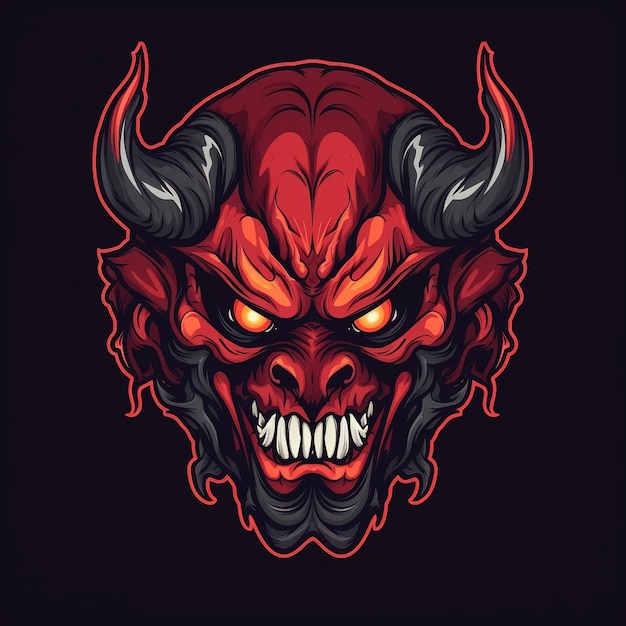 Logo della mascotte Demon Esport