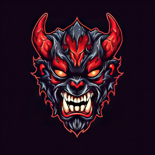 Logo della mascotte Demon Esport