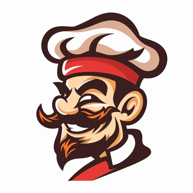 Logo della mascotte per un ristorante