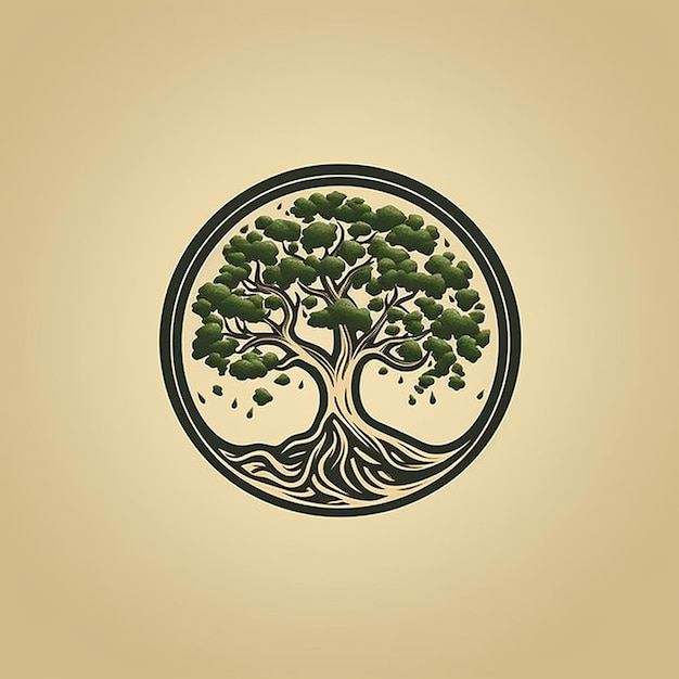 Logo della pianta logo dell'albero logo dell'educazione Immagini