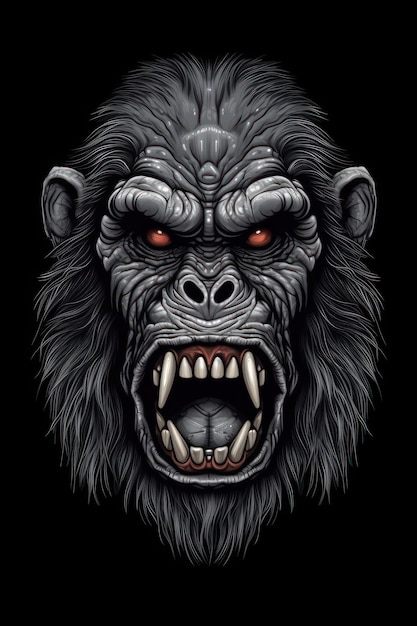 Logo della scimmia arrabbiata