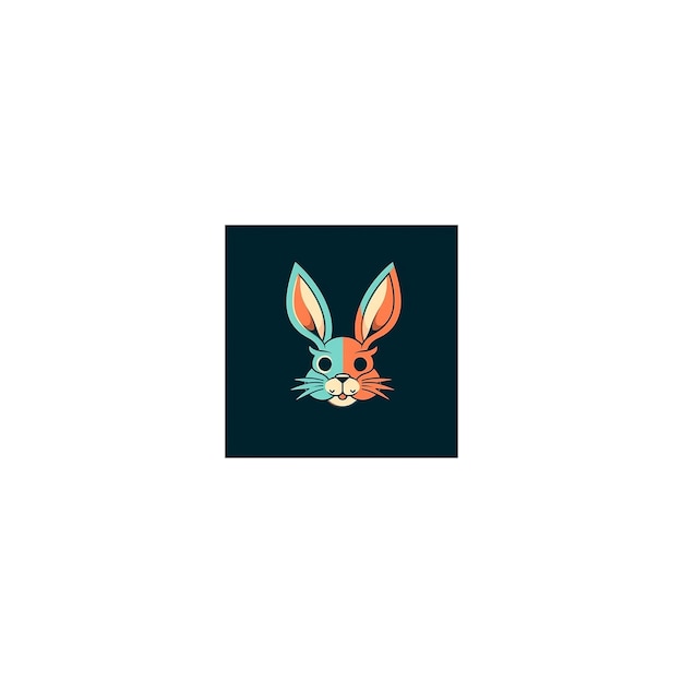 logo di design simpatico coniglio3