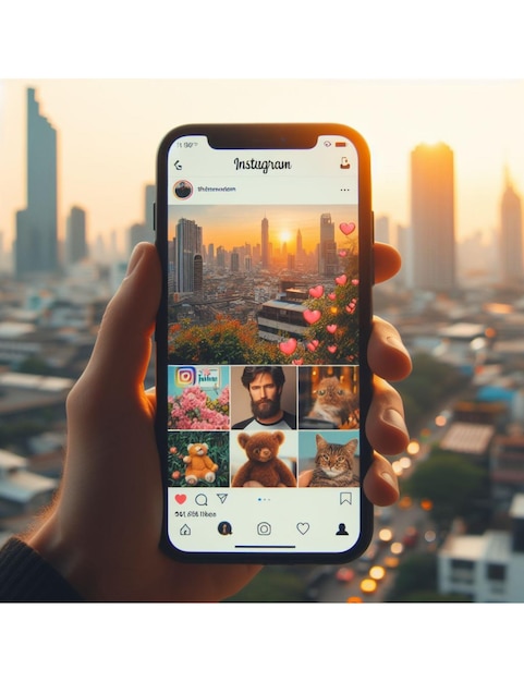 Logo di Instagram su uno smartphone