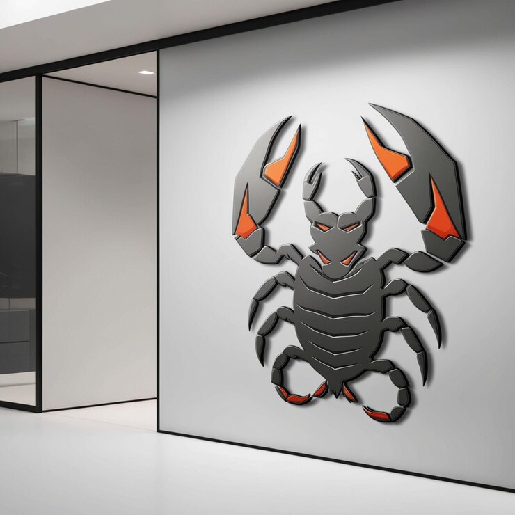 Foto logo di sicurezza scorpion