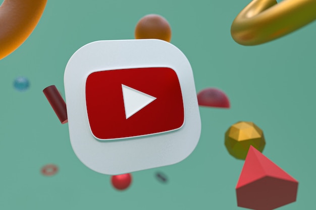 Logo di Youtube sulla geometria astratta