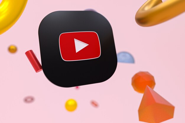 Logo di Youtube sulla geometria astratta