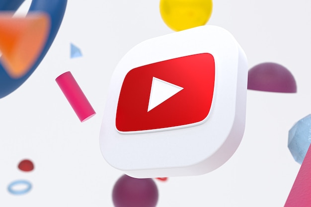 Logo di Youtube sulla geometria astratta