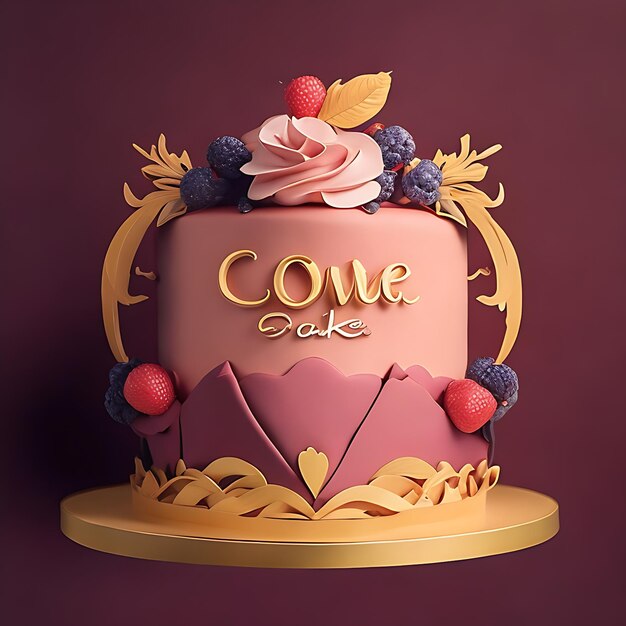 Logo e nome della pasticceria Love Cake