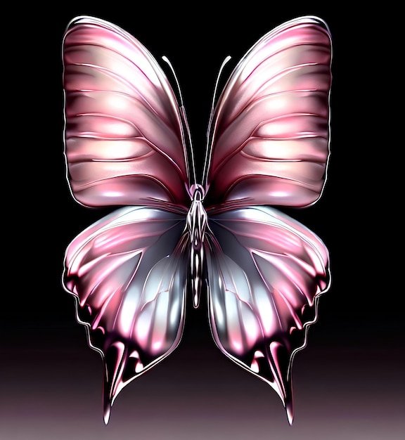 Logo farfalla scintillante per la creazione e la decorazione artistica