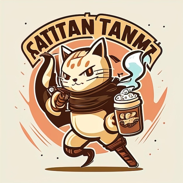 logo gatto ninja