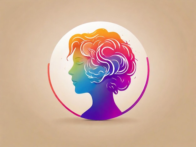 Logo in gradiente per la salute mentale