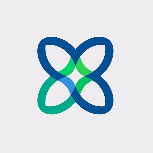 Logo nello stile della simbologia di lavoro di linea semplificata