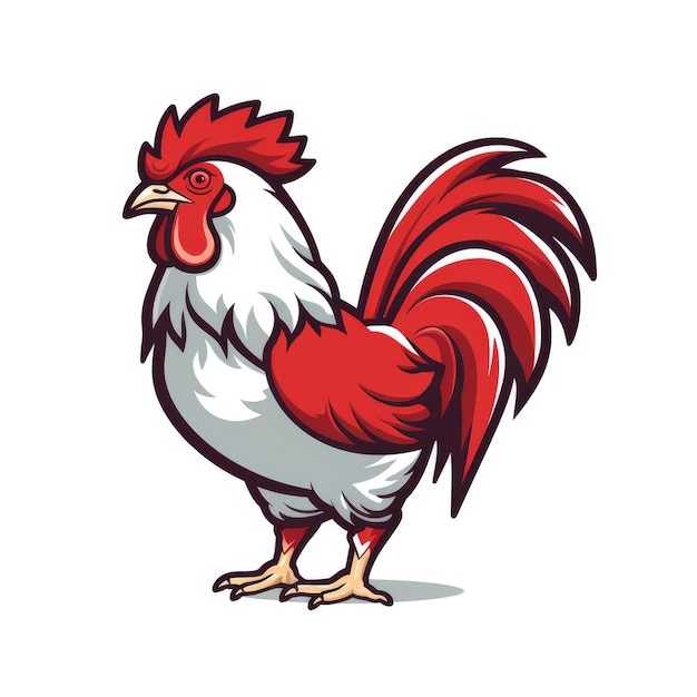 Logo pollo generato dall'AI Immagine