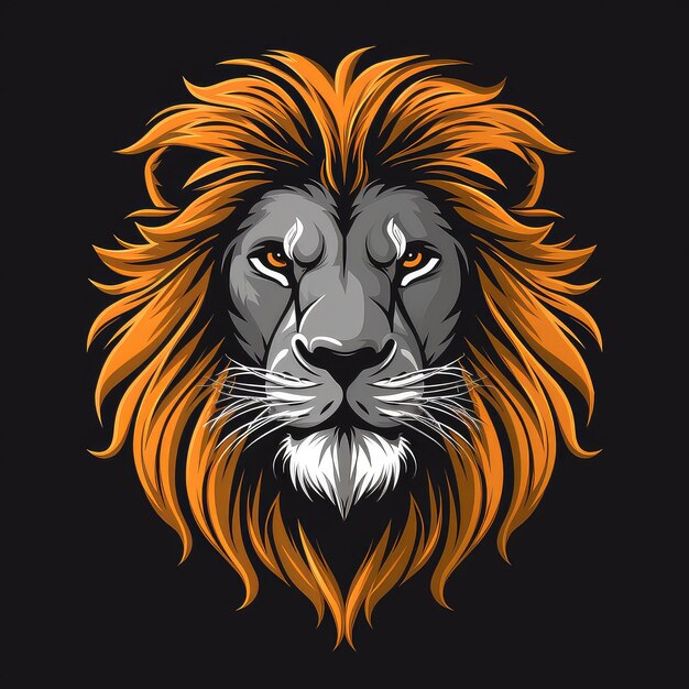 Logo vettoriale dell'illustrazione del leone