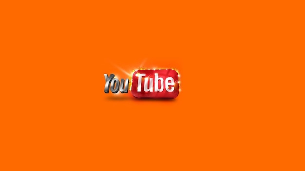 Logo Youtube Rosso Nero Bianco Trama di sfondo del canale di fuoco