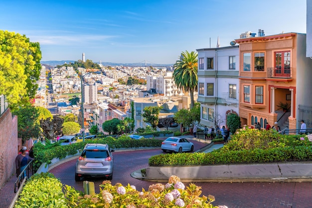 Lombard Street a San Francisco negli Stati Uniti