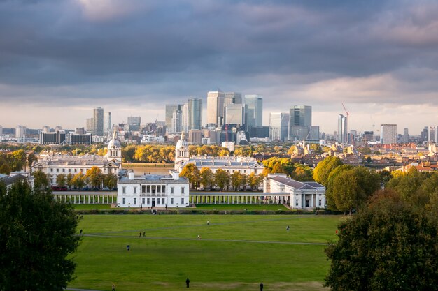 London National Maritime Museum e Canary Wharf, Greenwich, Londra