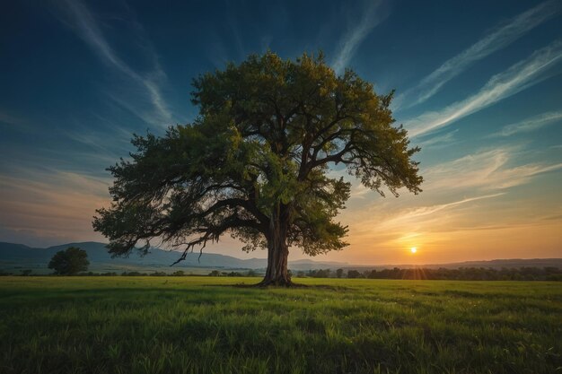 Lone Tree nella bellissima natura