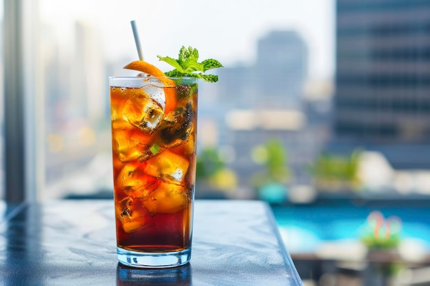 Long Island Iced Tea sul tetto un'immagine con un Long Island Icy Tea