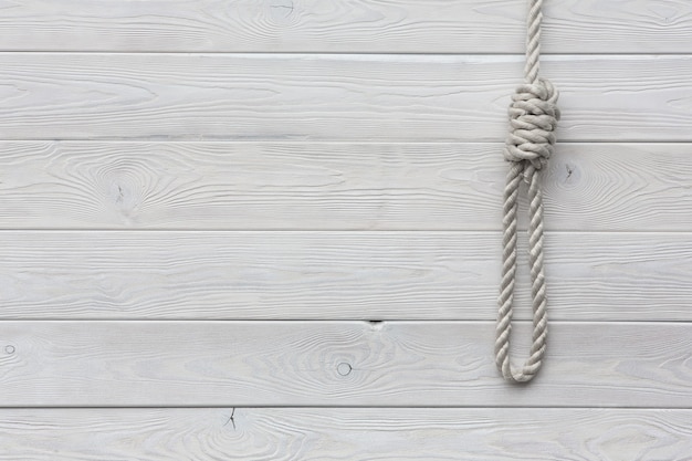 loop Lynch boia stringe la corda per appendere la pena di morte