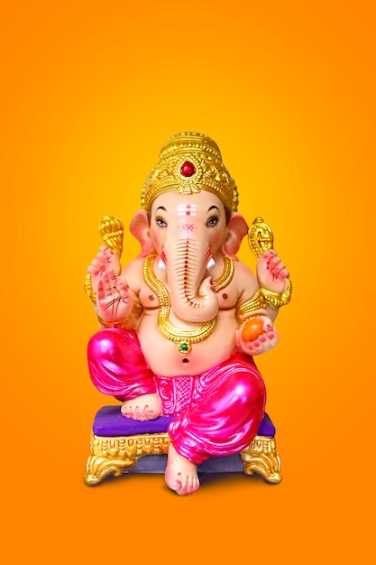 Lord ganesha, festival indiano di ganesh