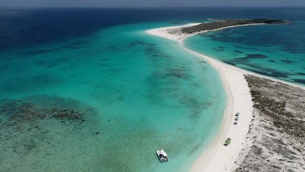 Los Roques isola caraibica Venezuela Paesaggio tropicale Paesaggio aereo