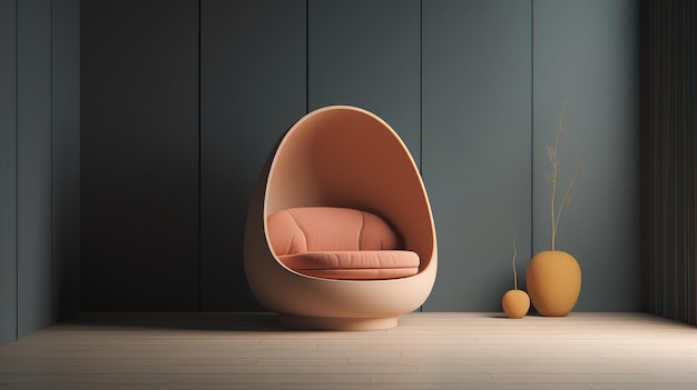 Lounge minimalista futuristico ispirato a