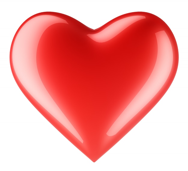Love heart shape. Amour concept