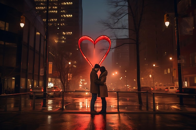 Love in the City fotografia del giorno di San Valentino