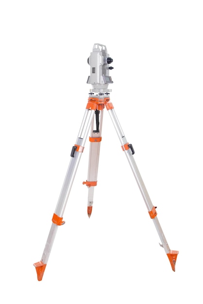 Low angle view of crane against white background