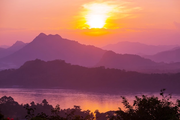 Luang Prabang vista dall'alto, Laos