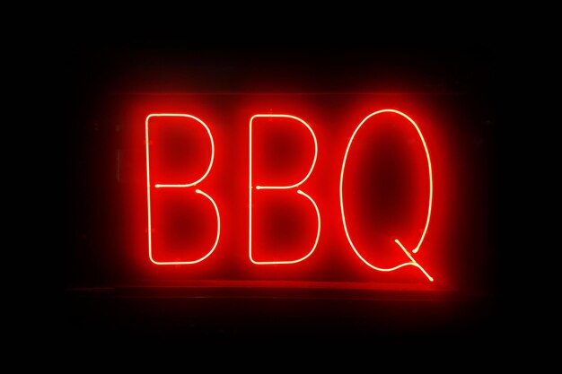 Luce al neon per barbecue