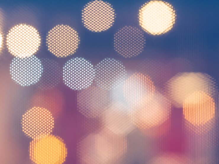 Foto luce del bokeh vaga o fondo leggero variopinto defocused.