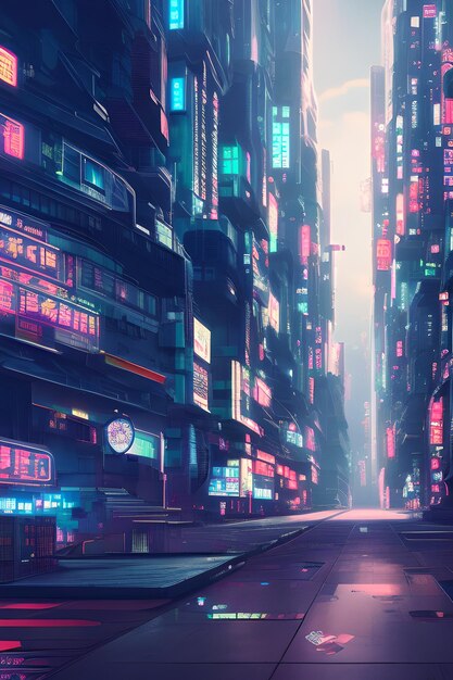 luce del giorno cyberpunk