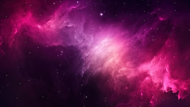 Luce dell'universo rosa Cielo di galassie nello spazio Pianeti e stelle bellezza dell'esplorazione spaziale della Galassia