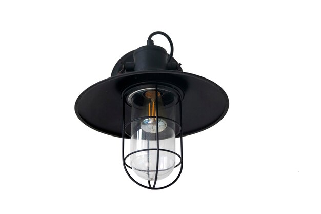 Luce della lampada sul muro