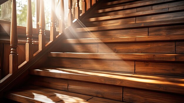 Luce di legno radiante