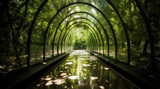 Luce naturale nel tunnel